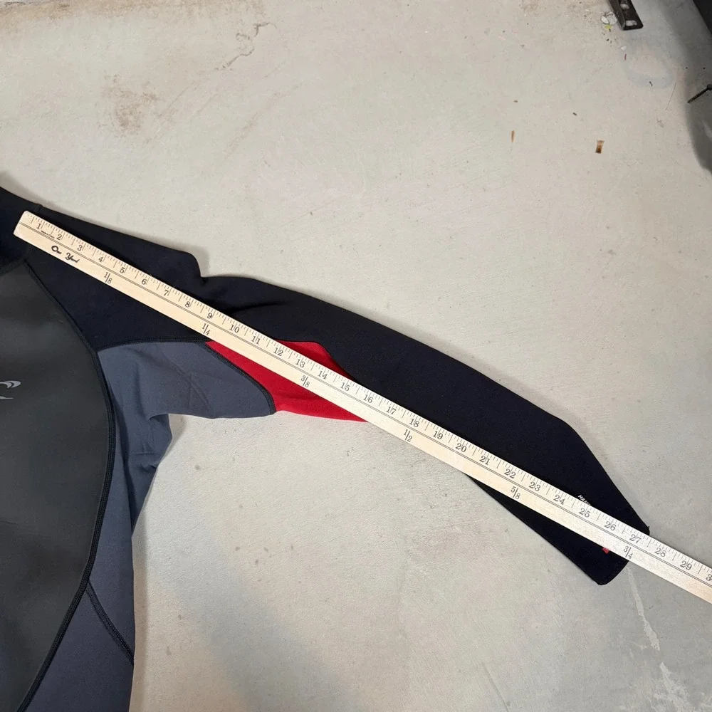 ONeill‎ Mens XL Wetsuit Gray Black Red Long Sleeve Springsuit Style 2287 2:1